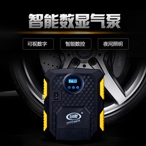 车志酷车载充气泵汽车带灯轮胎打气泵车用便携式应急数显方便,先旺车品,特斯拉增重器
