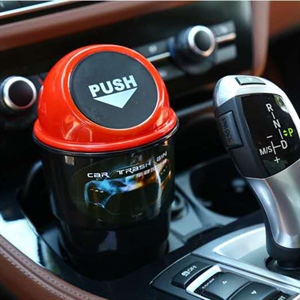 车载圆筒型 垃圾桶   汽车 垃圾 袋 杂物 汽车礼品,先旺车品