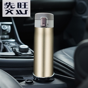 3503B土豪金亮光杯身双功率一杯二用可调温弹跳盖简单操作,先旺车品