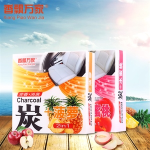 香飘万家360g碳加水果汽车香膏天然消臭除味芳香 汽车用品家居,德忠