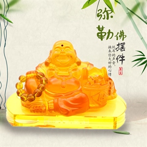 超大号卧佛弥勒佛香水座 琉璃佛汽车装饰摆件琉璃花衣佛,德忠