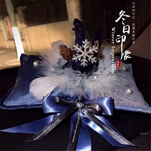 新品 汽车香薰竹炭包创意干花除异味除甲醛竹炭包车家两用,蓝雨车饰