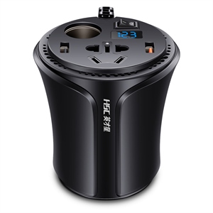 车载逆变器汽车电源转换器车用高通接口多功能充电插座12V转220V,振涛车品