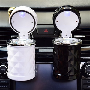 汽车用品新款翻盖车载烟灰缸led带灯出风口不锈钢杯座办家车两用,凯淘车品,五菱钥匙套