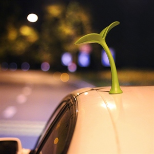汽车3D立体车贴车顶顶部装饰小树苗恶魔牛角卡通摆件触角,凯迪养护