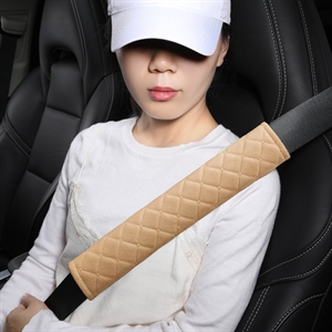 汽车卡通护肩套加长纯色水晶绒护肩套优质儿童汽车安全带护肩套,凯迪养护