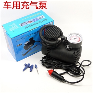 车用电器火车头充气泵  12V车载微型轮胎打气泵 迷你便携式冲汽泵,义乌品彩