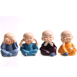 润东 汽车摆件 四不和尚车用摆件 小沙弥摆件汽车内饰用品R-8801,润东车饰