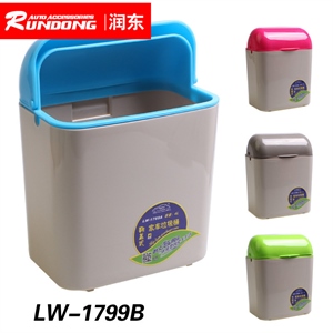 利文 出租车专用垃圾桶 翻盖式家车二用垃圾桶 置物箱 LW-1799,润东车饰,专车专用汽车坐垫长安哪吒