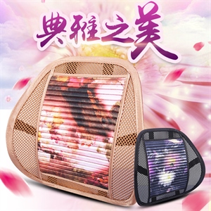 2018新款花朵3D网布汽车腰靠,靠山
