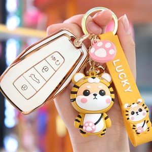 吉利财小虎钥匙包,炫染车品